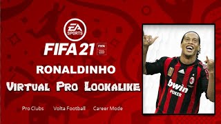 FIFA 21  How to Create Ronaldinho  Pro Clubs [upl. by Lramaj559]