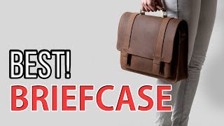 BEST 3 Leather Briefcases [upl. by Py]