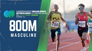 DIFERENÃ‡A DE 002 ðŸ¤¯  FINAL 800 METROS MASCULINO  BRASILEIRO LOTERIAS CAIXA SUB20 [upl. by Latreece]