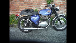 BSA A65T  The A482 road is open at last so time for a spin all looking good until [upl. by Zerla]