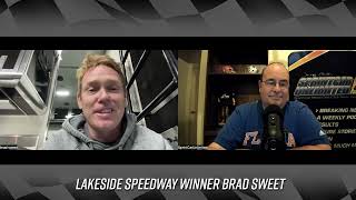 Brad Sweet discusses his 50000 win at Lakeside Speedway High Limit and more [upl. by Adnovoj833]