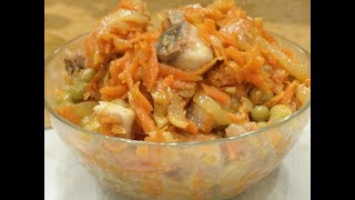 Попробуйте и Вы Обалдеете Как это ВкусноСалат  Закуска из СеледкиЛитовский салатHerring Snack [upl. by Gudrun]