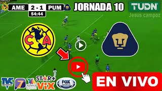 América vs Pumas en vivo donde ver a que hora juega América vs Pumas Liga MX Apertura 2024 [upl. by Wearing]