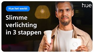 Philips Hue installeren zo start je met slimme verlichting in huis  Philips Hue NL [upl. by Xylon]