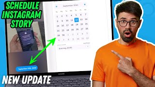 How to schedule instagram story from PC 2024 [upl. by Elacim]