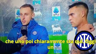 empoli inter 0 3 intervista a frattesi e lautaro post partita [upl. by Mayberry189]