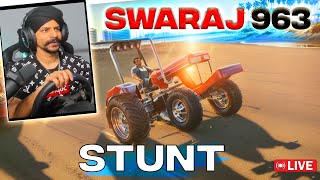 NEW TRACTOR đźŤSTUNT WITH SWARAJ 963 đź’ĄÂ¬ INDIAN FARMING x BrarTV [upl. by Elmira668]