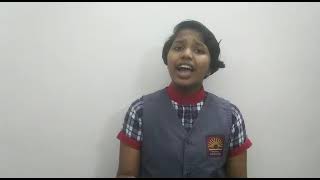 Declamation on Swami Vivekananda  Speech by Anaida Praveen [upl. by Himelman961]