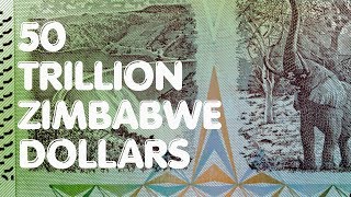 50 Trillion Zimbabwe Dollars  Featuring Kariba Dam and the African Bush Elephant [upl. by Shih751]