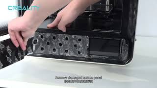 CR 200B Screen panel replacement tutorial [upl. by Snehpets]