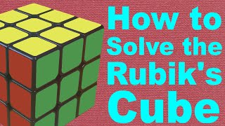 How to Solve a Rubiks Cube v3 [upl. by Alvar]