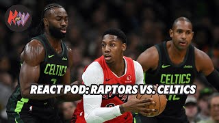 React Pod RJ Barrett records tripledouble Jakob Poeltl sets career high but Raptors fall [upl. by Castillo]