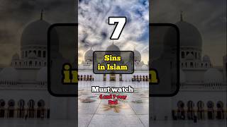 sins in Islam 🥵  shortviral shortvideo islamicvideo shorts ytvideo [upl. by Bartholomew]