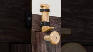 Child Safety Auto Lock Wooden Latch with Spring Opening Mechanism [upl. by Adihsar]