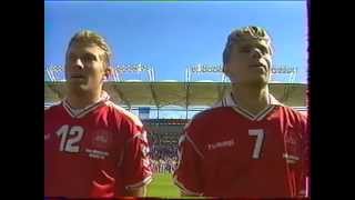 Der er et yndigt land  Danmark nationalsang  France 98 [upl. by Etnaed]