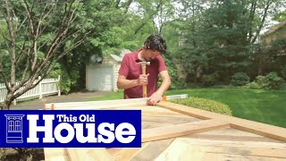 How to Build a Sliding Barn Door  This Old House [upl. by Averyl]