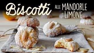 Come fare i golosi BISCOTTI LIMONE E MANDORLE Ricetta Facile  BuonIdea [upl. by Dinnie]