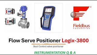 Positioner Logix 3800 Flow serve [upl. by Daffodil538]