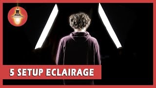 5 SETUP déclairage vidéo avec 2 LUMIERES [upl. by Ehgit661]