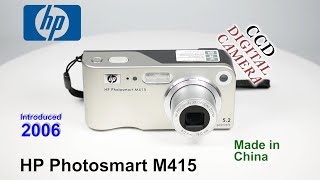 2006 HP Photosmart M415  CCD Digital Camera [upl. by Jesselyn]