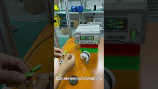 Pushable Pullable SC fiber optic patch cord Flex Test [upl. by Abisha719]