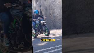 superbike 😱 kawasakiz900 💚 wheelie 🚀 stunt viralvideo commando ytshorts shorts [upl. by Scammon644]