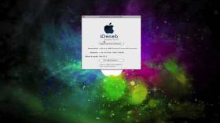 iDeneb 16 Mac OS x 1058 [upl. by Tedman550]