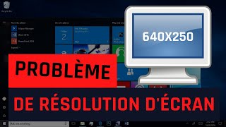 Comment résoudre le problème de résolution décran sous Windows 10 [upl. by Sage713]