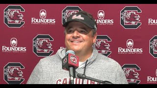 Football Dowell Loggains News Conference 08232023 [upl. by Ilan]