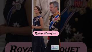 Royal banquet at Christiansborg Palace What did the royals wear [upl. by Kacerek]