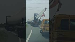 Do you know  Windmills Turbine blade transportation  shorts  Anna Pathiram [upl. by Nahtanoy]