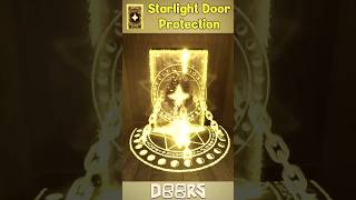 DOORS  Starlight of Door Protection  Crucifix Use ROBLOX doors roblox [upl. by Olrac]