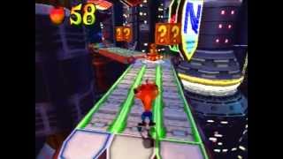 Crash Bandicoot 3 Warped  Level 19 Future Frenzy Crystal Get [upl. by Yendyc]