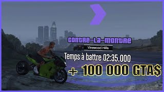 CHRONO GTA ONLINE BATTRE LE CONTRE LA MONTRE quotVINEWOOD HILLSquot SUR GTA ONLINE [upl. by Haikan]