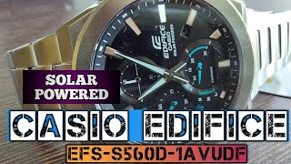 Casio Edifice Solar Powered Watchquot  Casio Edifice EfsS560D 1AVUDF [upl. by Held682]