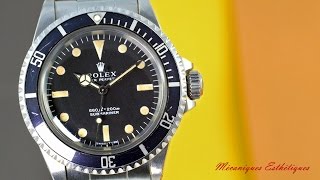 Rolex Submariner 5513 1971 Feet First 5513 with nice patina [upl. by Kline]