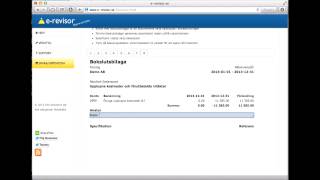 E revisor bokslut på 10 minuter 140101 [upl. by Mauchi]