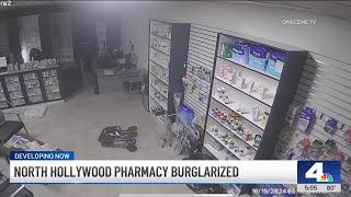 Pharmacy ransacked by masked burglars in North Hollywood [upl. by Trautman]