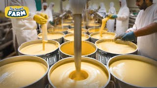 Tahini Sauce Factory Making Process From Sesame Seeds to Tahini Sesame Oil Halva  How its made [upl. by Adieno]