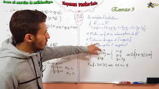 Exercice 9 de lespaces vectoriels [upl. by Nali804]