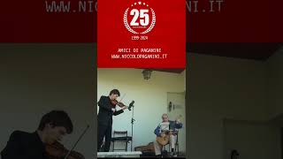 Niccolò Paganini  Sonata Op3 No6 Oleksandr Pushkarenko violin  Michele Trenti guitar [upl. by Nellie]