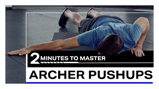 Archer Pushups  Freeletics 2 Minutes to Master [upl. by Sydel]