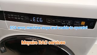 EC6 error machine stops amp is unable to operate meyaireracservices whirlpoolappliances [upl. by Fernandes]