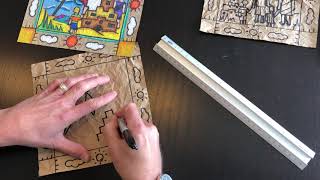 Mexican Amate Bark Painting Art Lesson [upl. by Lucie586]