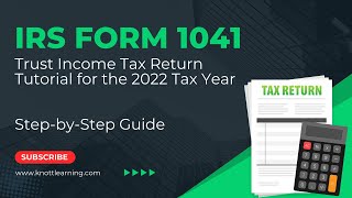 How to File Form 1041 for 2022 [upl. by Vharat177]