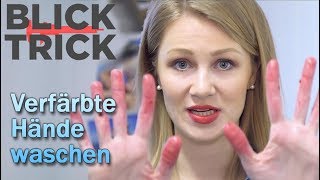 So werden verfärbte Hände im Nu sauber Life Hacks  BLICKTrick [upl. by Wassyngton]