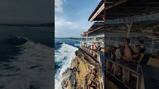 Cliff restaurant in Ceningan island youtubeshorts baliisland [upl. by Harts822]