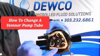 Pump Repair  Stenner Pump Tube Replacement How To and Tips amp Tricks [upl. by Rabush101]