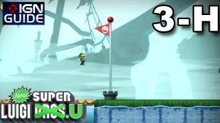 New Super Luigi U Secret Exit Walkthrough  Sparkling Waters Ghost House Haunted Cargo Hold [upl. by Bibbye]