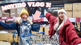 MOVING VLOG 3 It nearly all went wrong lol [upl. by Orat773]